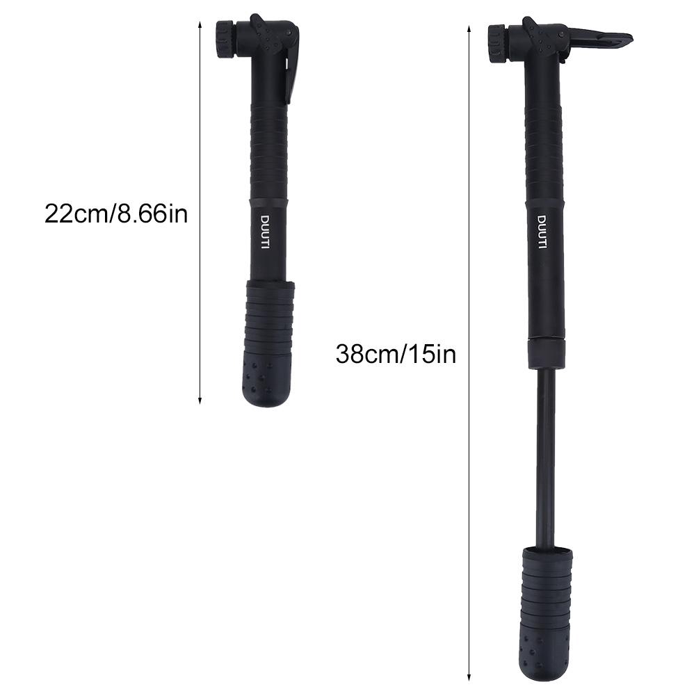 Bơm Xe Đạp Mini Cầm Tay Tiện Lợi (màu đen)