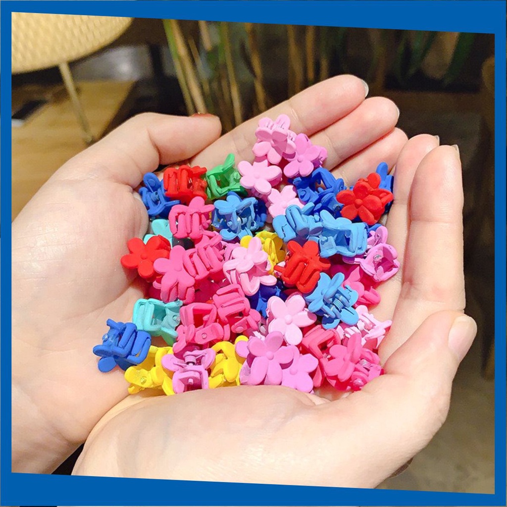 Set 40c kẹp cua/ bấu tóc mini nhiều màu cho bé