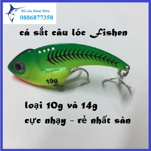 mồi câu cá câu lóc Fishen loại 10g và 14g  (cam kết đổi trả trong 2 tuần đầu)