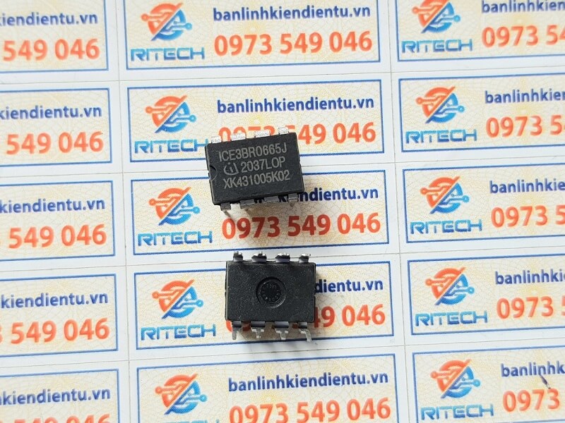 [Combo 3 chiếc] ICE3BR0665J DIP-8 IC nguồn