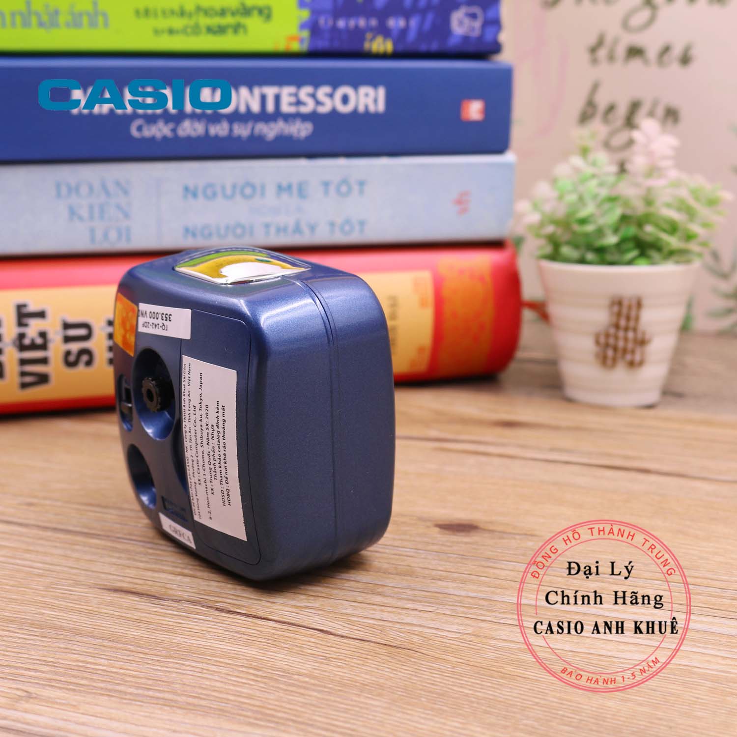 Đồng hồ để bàn Casio TQ-142-2DF có báo thức( Kích thước 7.7×7.2×4.9 cm )