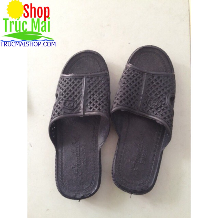 Dép tổ ong đen