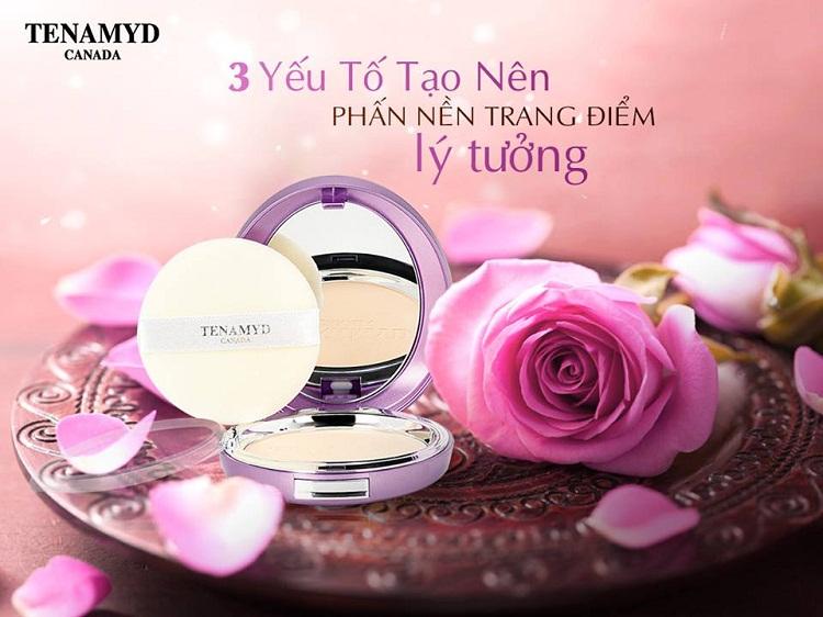 Phấn phủ Tenamyd Intense Whitening Pact SPF50+/PA+++ trắng da