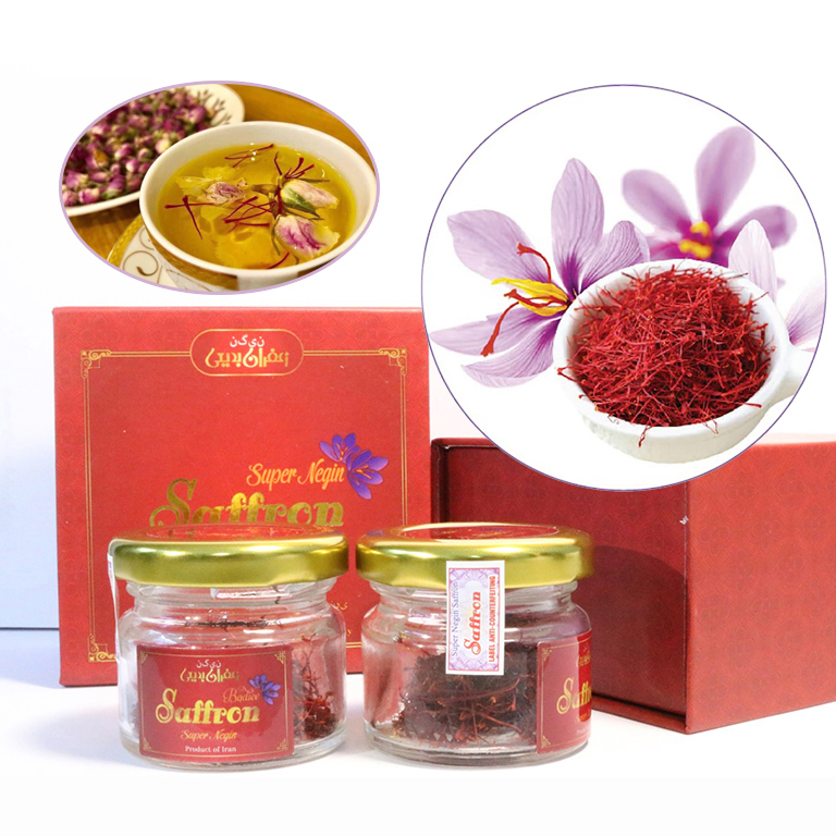 Combo 2 Gram Saffron Badiee Super Negin - Nhụy hoa nghệ tây thượng hạng