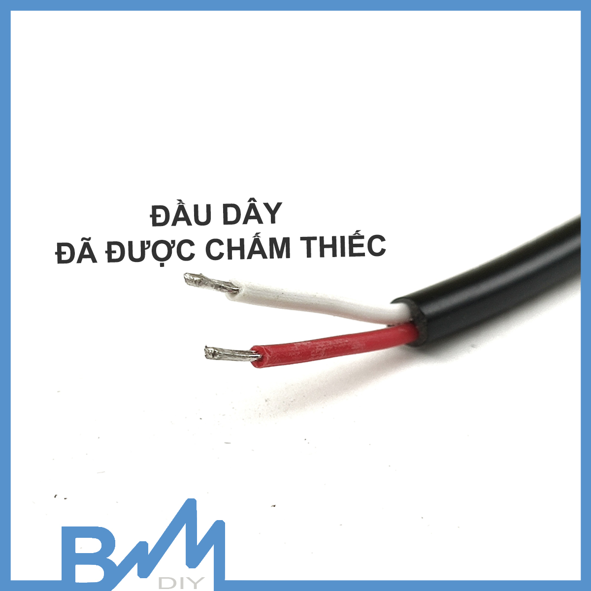 Dây nguồn jack DC đực cái 5.5x2.1mm dài 30cm