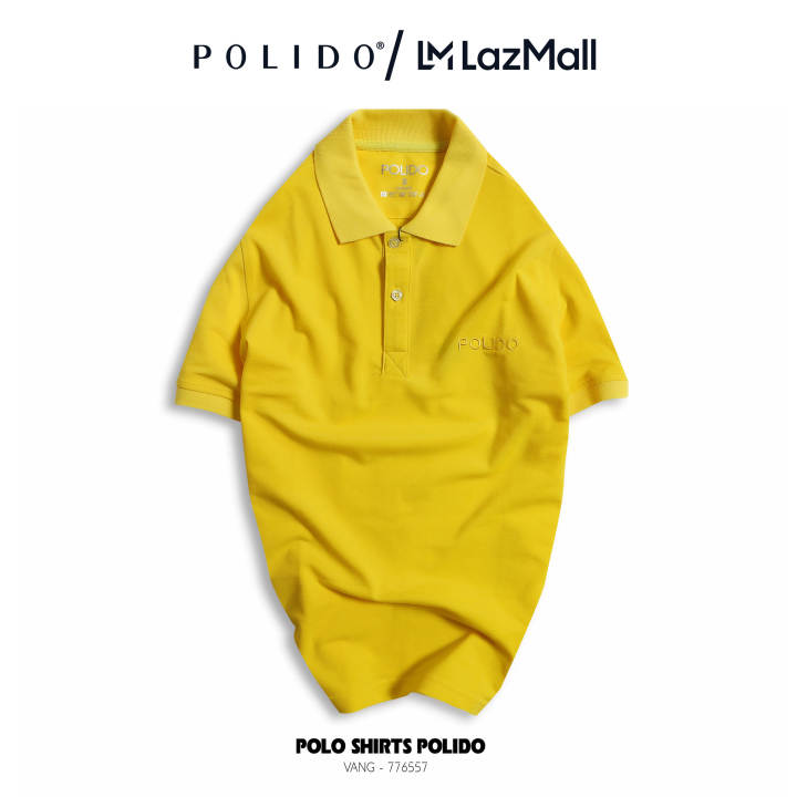POLIDO Áo Polo Nam Trơn Vải Cotton Co Giãn Màu Vàng Form Slimfit Trẻ Trung Nổi Bật – POLIDO ,SKU : 1295146623_VNAMZ-4942986086 >>>🇻🇳 Top1Vietnam 🛒>>> lazada.vn 🇻🇳🇻🇳🇻🇳🛒🛍🛒