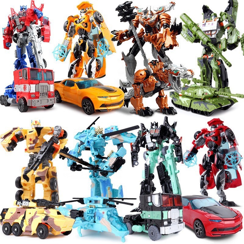 Đồ chơi robot Transformers biến hình B 's Optimus Prime Bumblebee Grimlock Slam Dunk