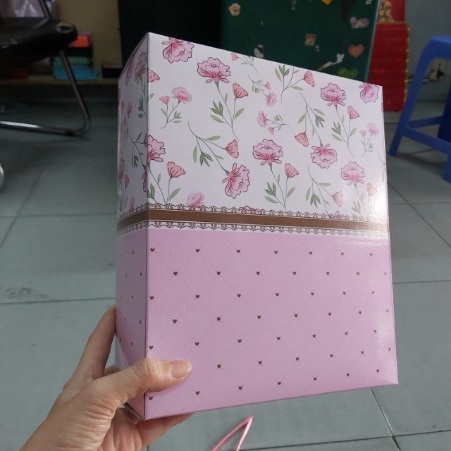 Combo 10 hộp xếp 20.5x25 cao 8cm