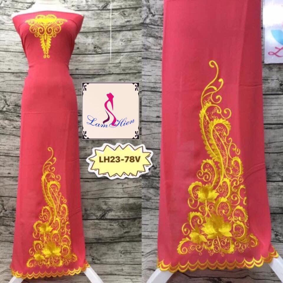 Vải áo dài thêu chân (230k giảm còn 159k/áo. to 169k) LH23