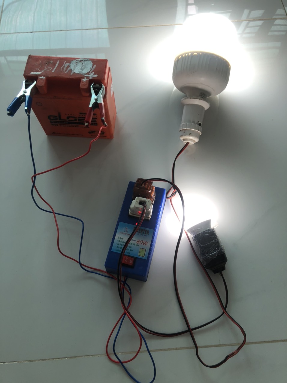 ĐẢO ĐIỆN BÌNH ẮC QUY 12V-80W