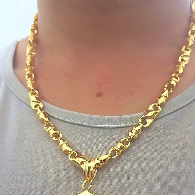 Dây chuyền mặt rồng mạ vàng 18K