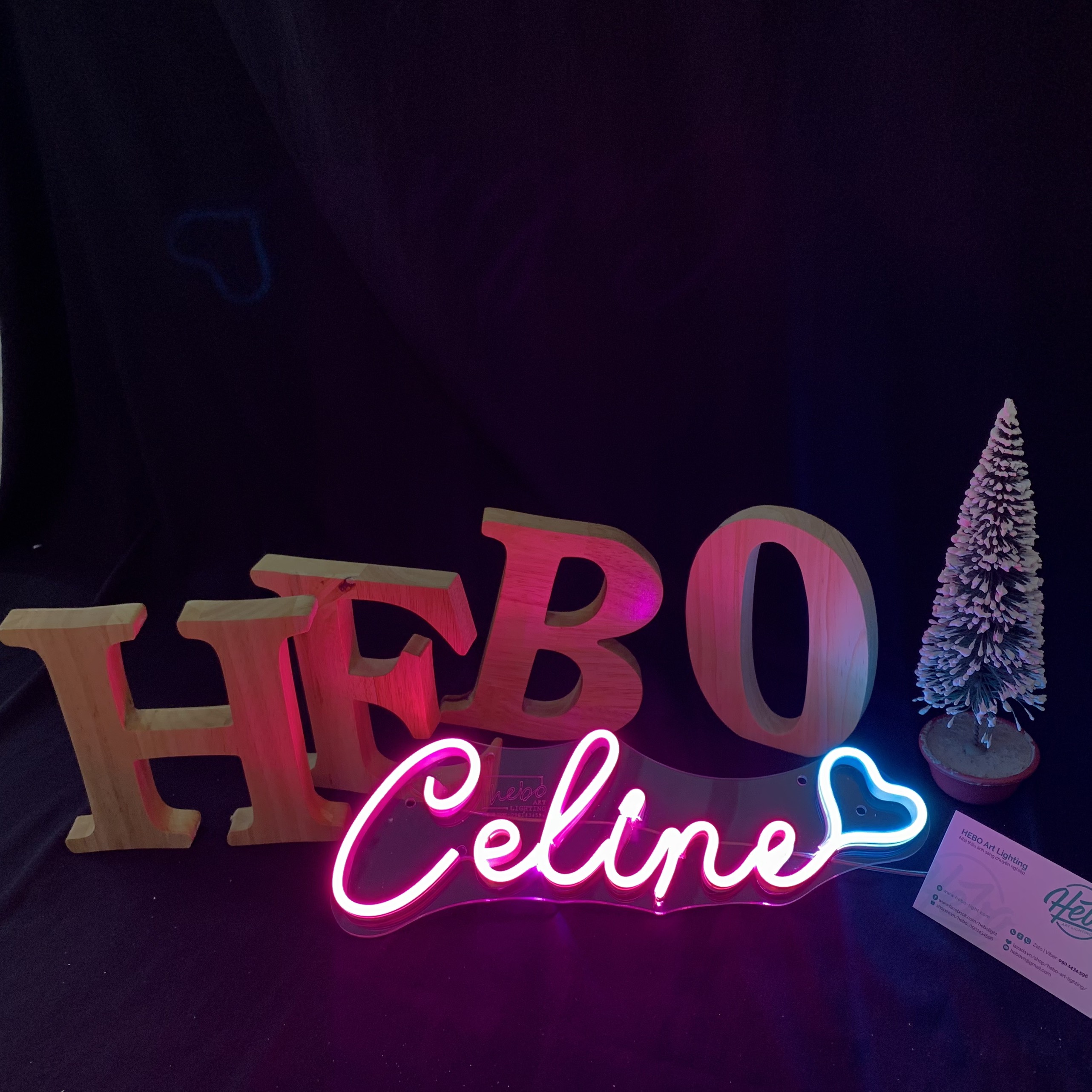 [HCM]Đèn trang trí theo tên  Led Neon Sign (chữ theo yêu cầu)