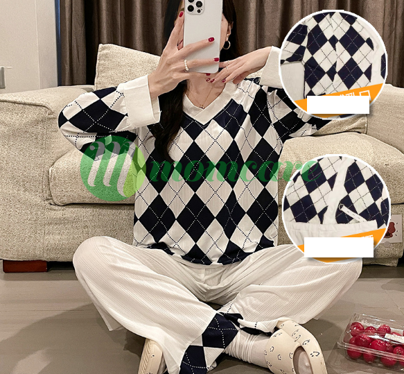 Bộ đồ bầu, đồ bộ sau sinh cho con bú ti link 1