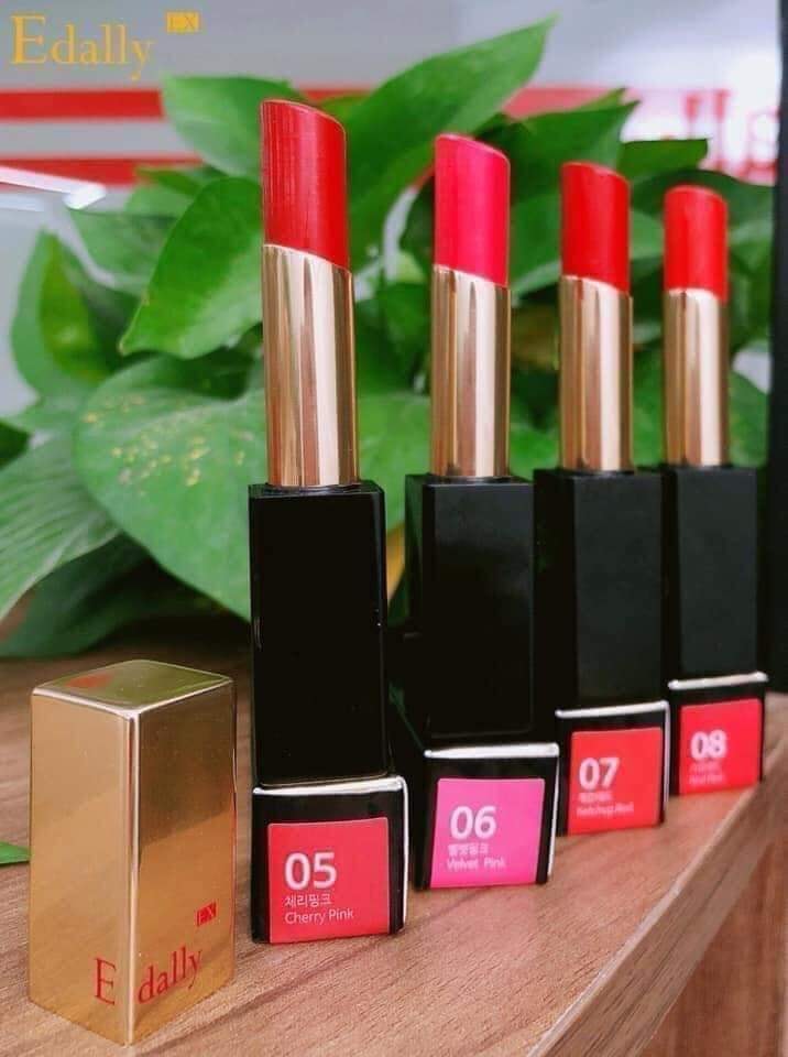 Edally Ex Son Collagen Ampoule lipstic (#5 Cherry Pink), (#06 Velvet Pink), (07 Ketchup Red), (08 Real red)