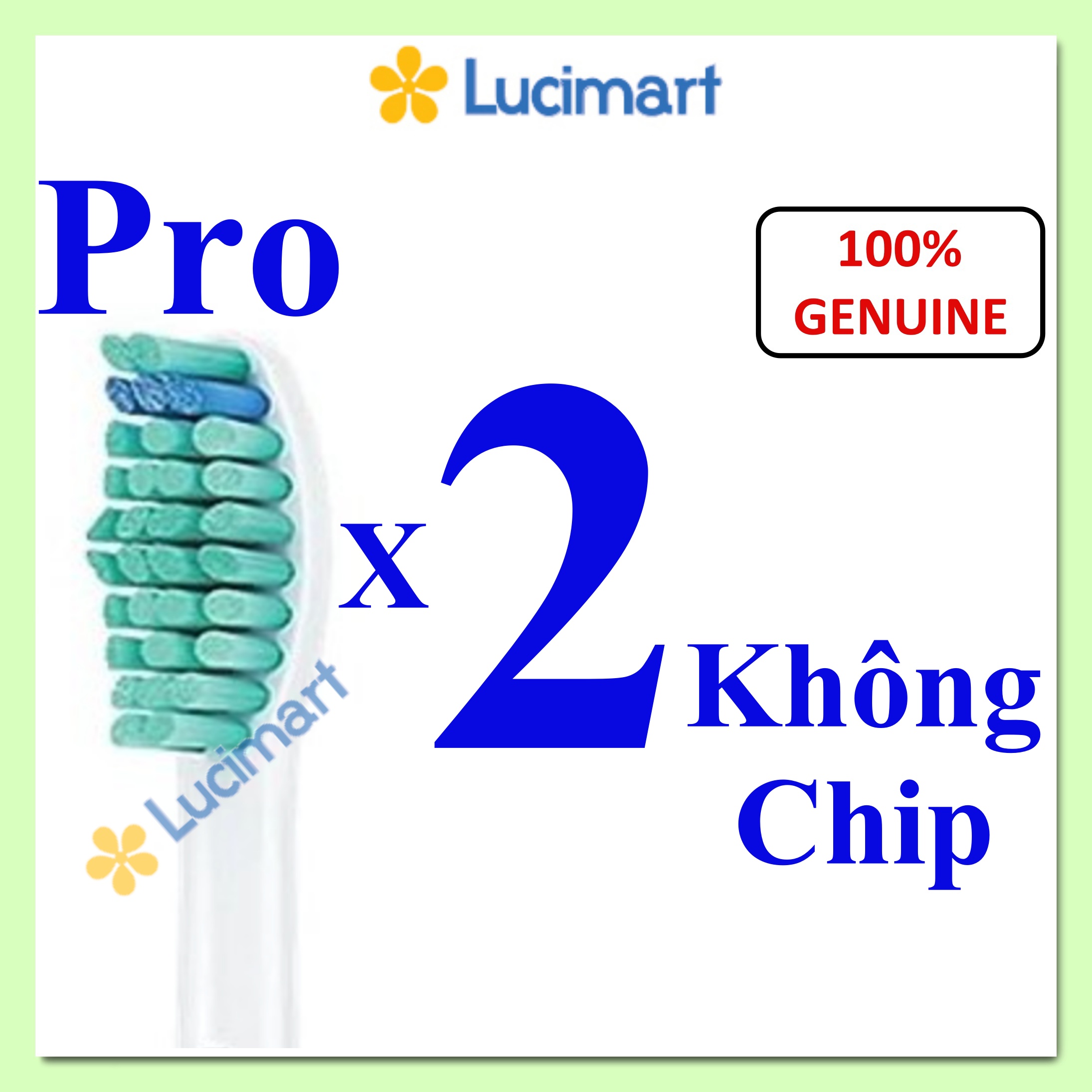 Đầu bàn chải Phi.lips Sonicare C1 SimplyClean và ProResults Brush Heads [Hàng Mỹ]