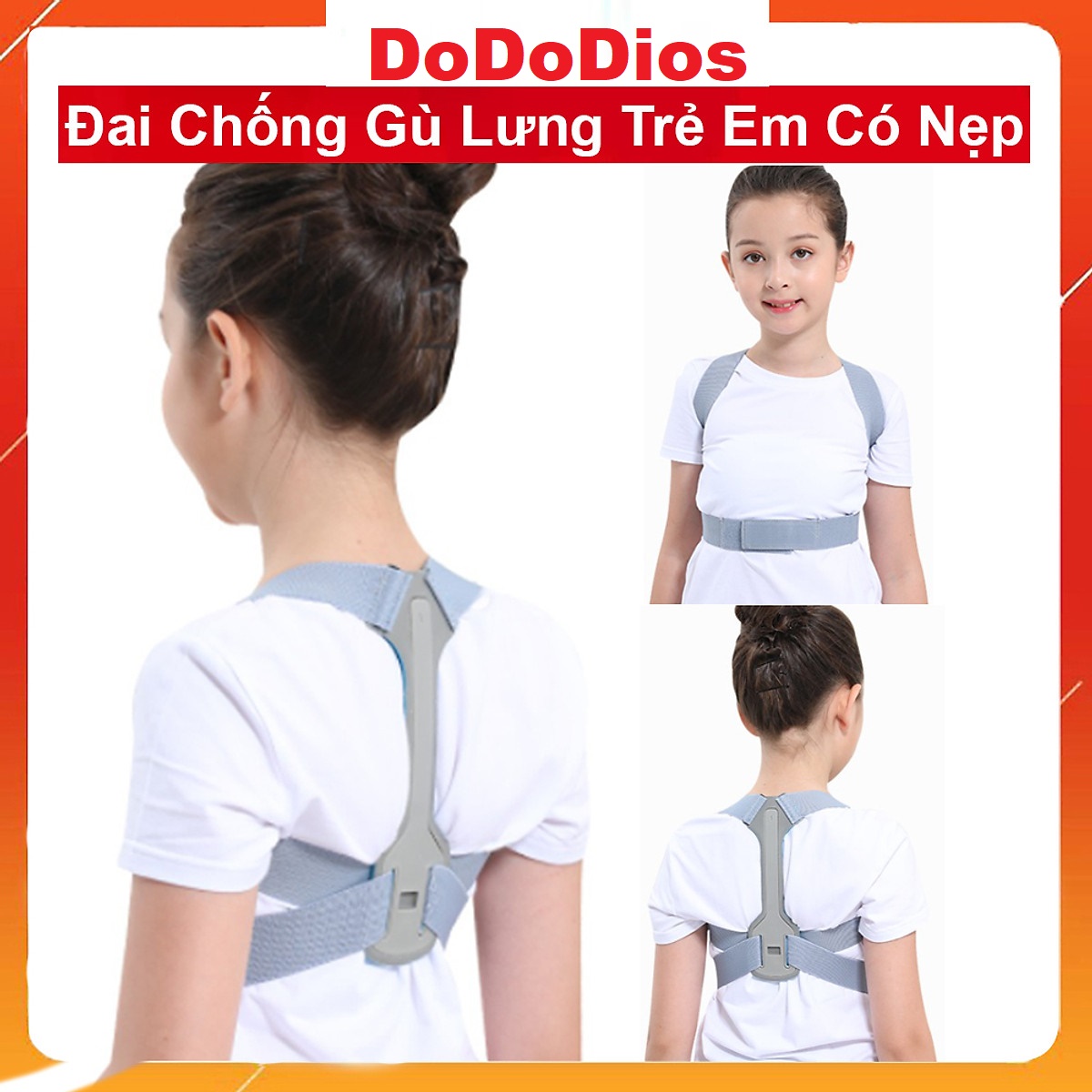 [MALL] Đai chống gù lưng cho Nam Nữ – nhãn hiệu miDoctor - đai bảo vệ vòng 1, đai chống gù lưng nâng ngực, đai chống gù nâng ngực – Hàng Chính Hãng - Bảo hành 12 tháng