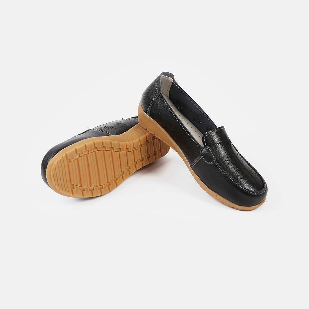 Giày Nữ Moccasins Le By LEMINO LB63028