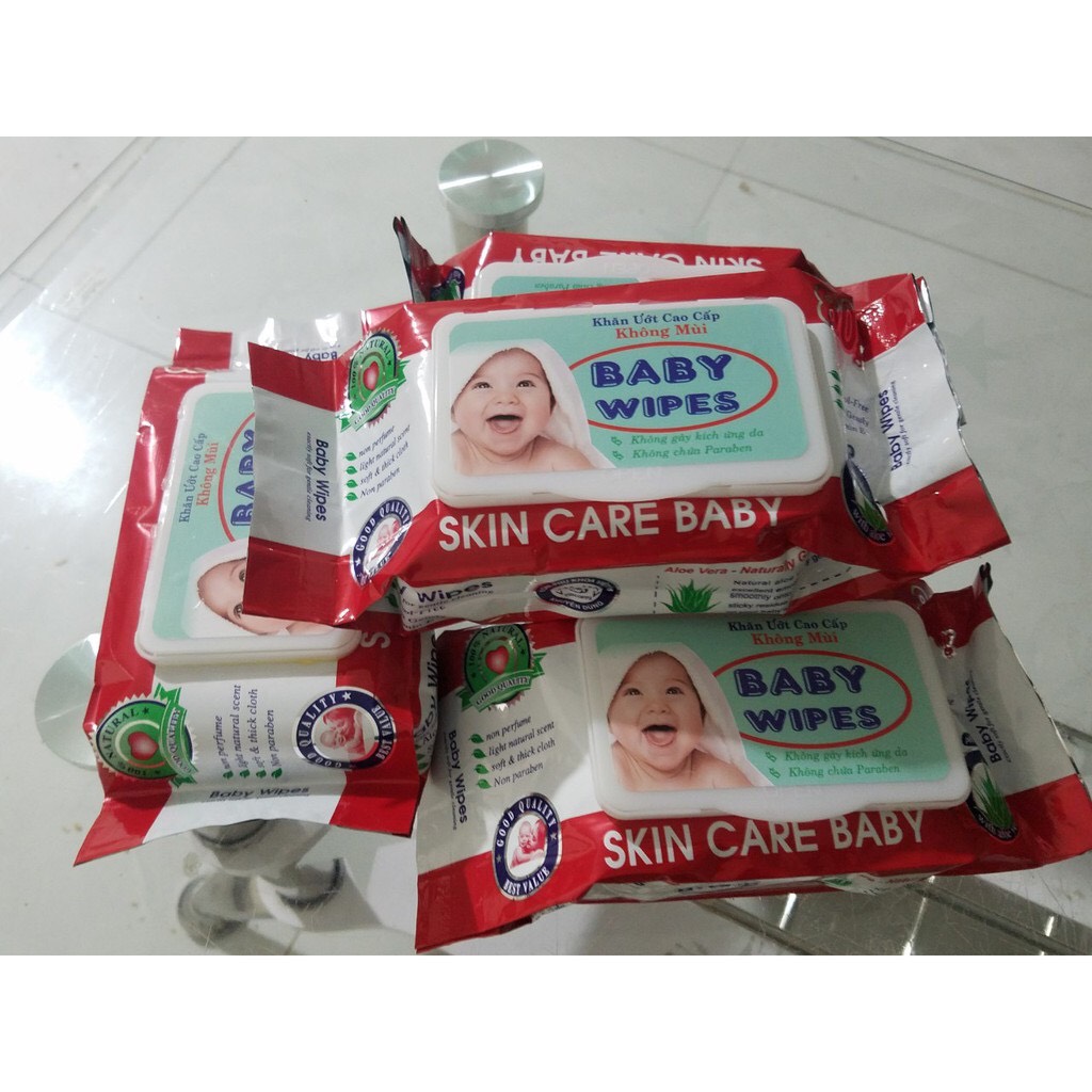 Giấy ướt baby 80 g date 2021 wipes không mùi m2t