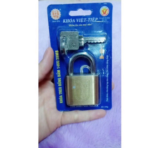 Khoá cổng việt tiệp gồm 25 chìa khoá phụ ( loại 4p khoá bấm )