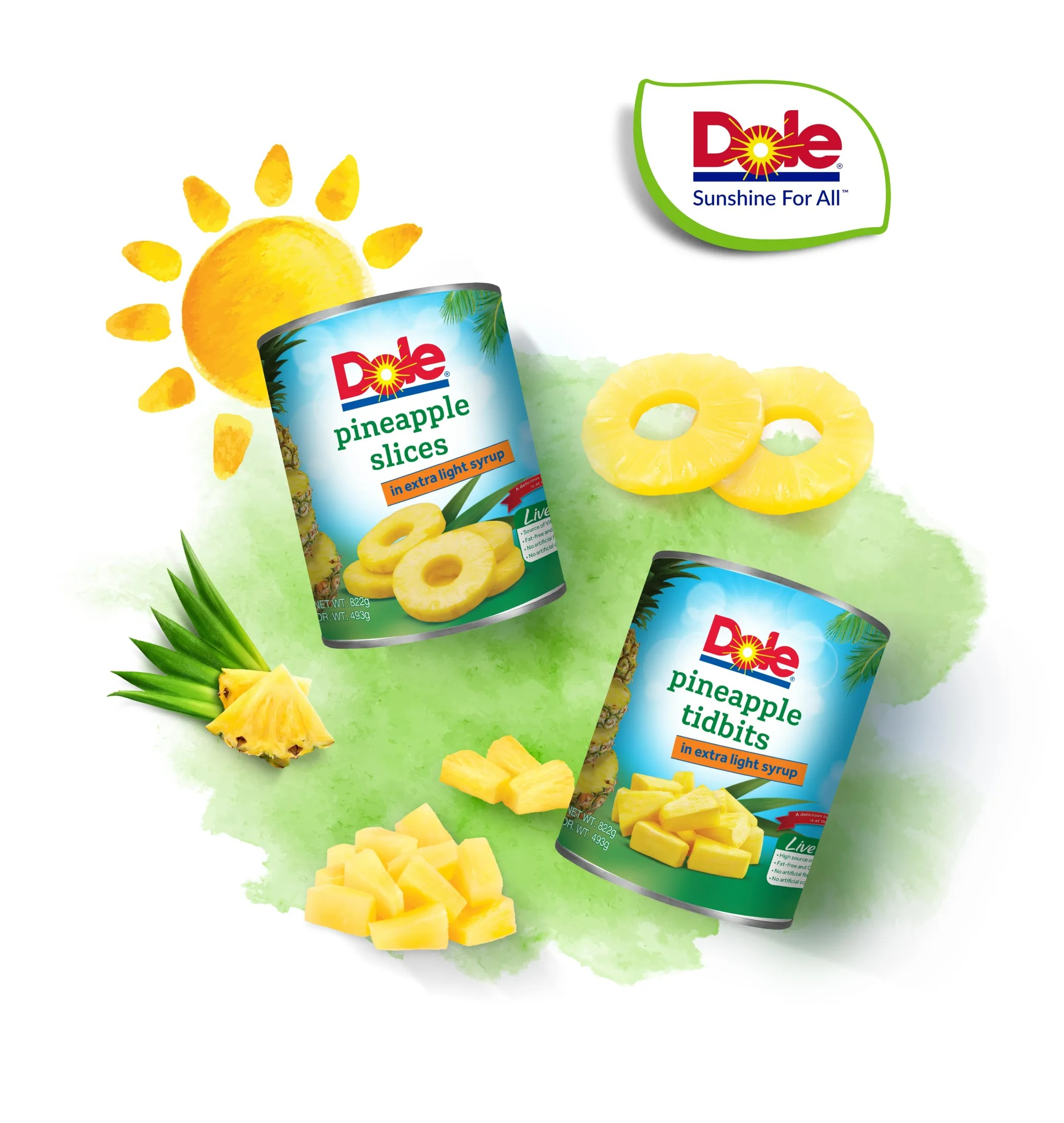 [MUA 2 GIẢM 9%][VOUCHER 50K ĐƠN 209K]Dứa Miếng Nhỏ Dole (822g)