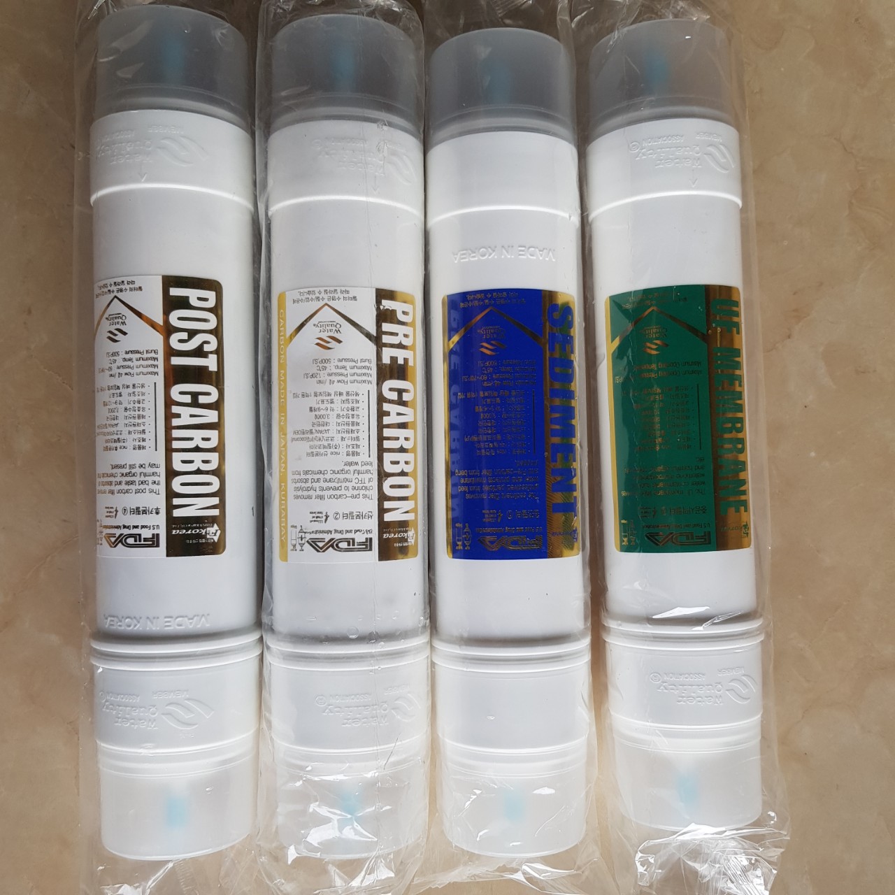 Lõi lọc số 4 POST CARBON Hàn Quốc - Filtech Korea