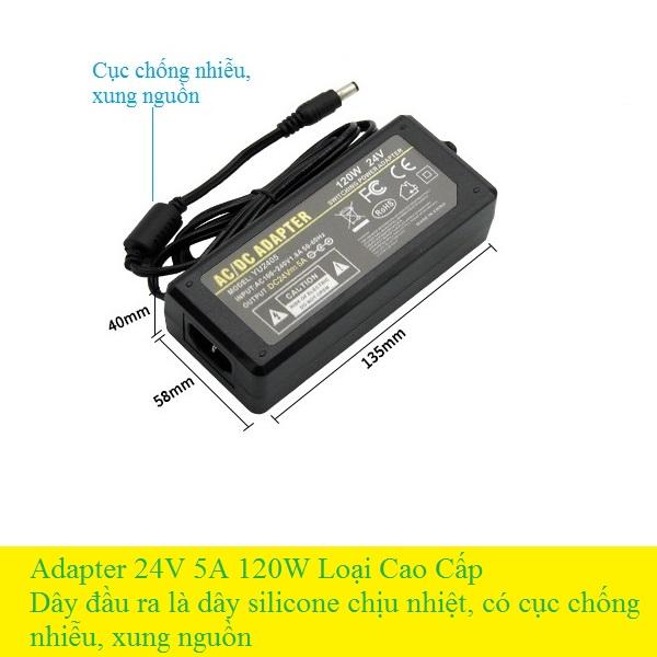 Adapter 24V - 5A Hàng Cao Cấp 120W