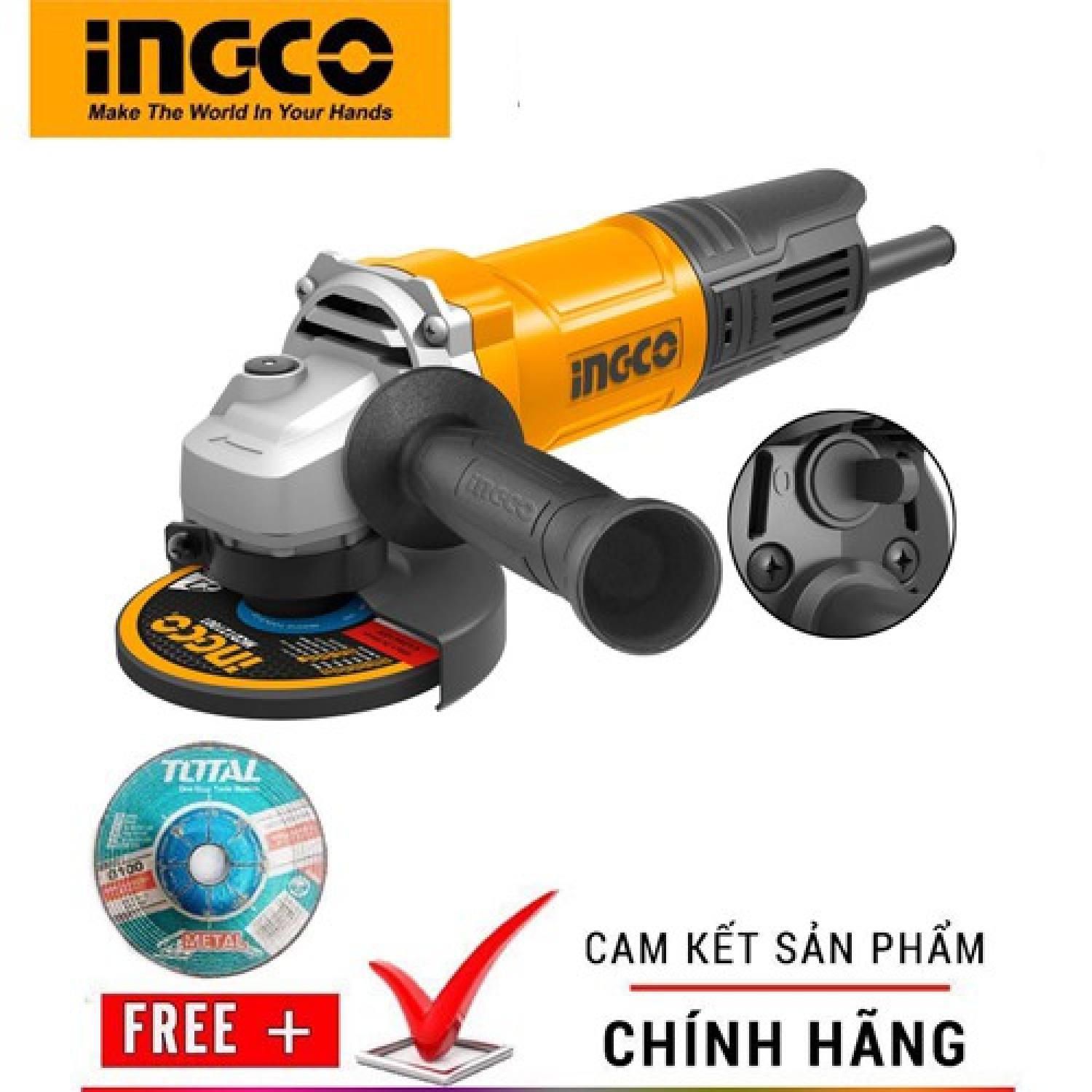 Máy mài góc ingco 900w - 100m ag900282