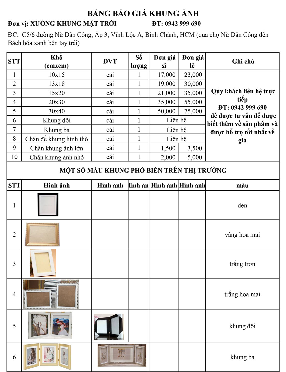 [HCM]KHUNG HÌNH CAO CẤP MÃ MT 03 size 30X40