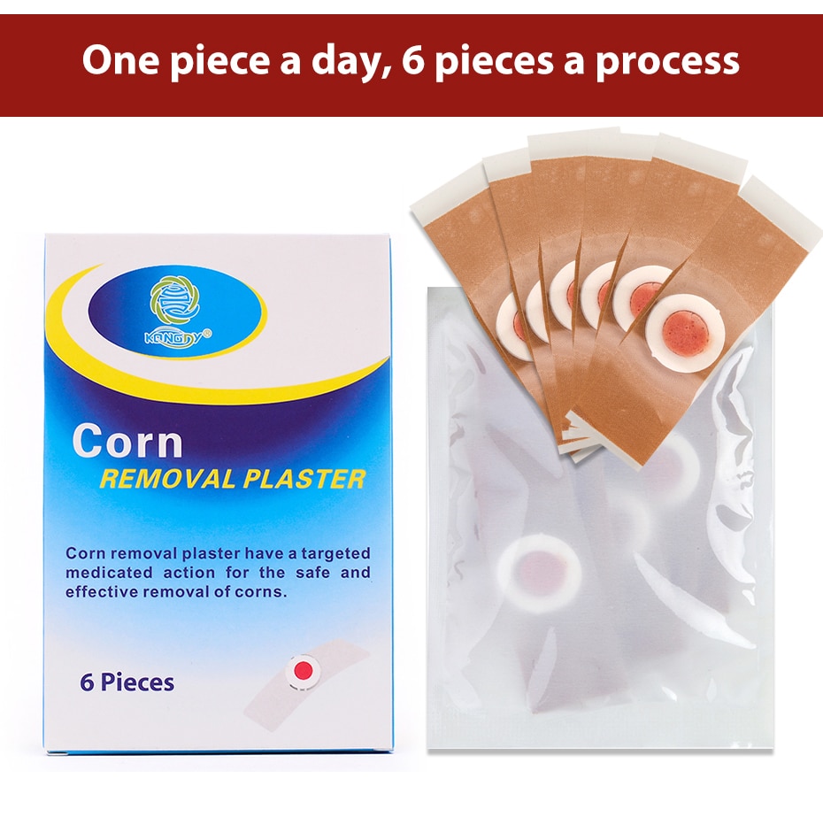 Miếng dán loại mụn cóc - Corn Removal Plaster ( 6 miếng/ hộp )