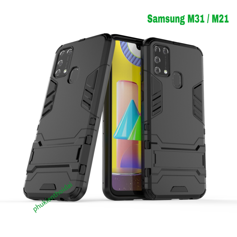 Ốp lưng Samsung Galaxy M31 chống sốc Iron Man cao cấp siêu bền cao cấp