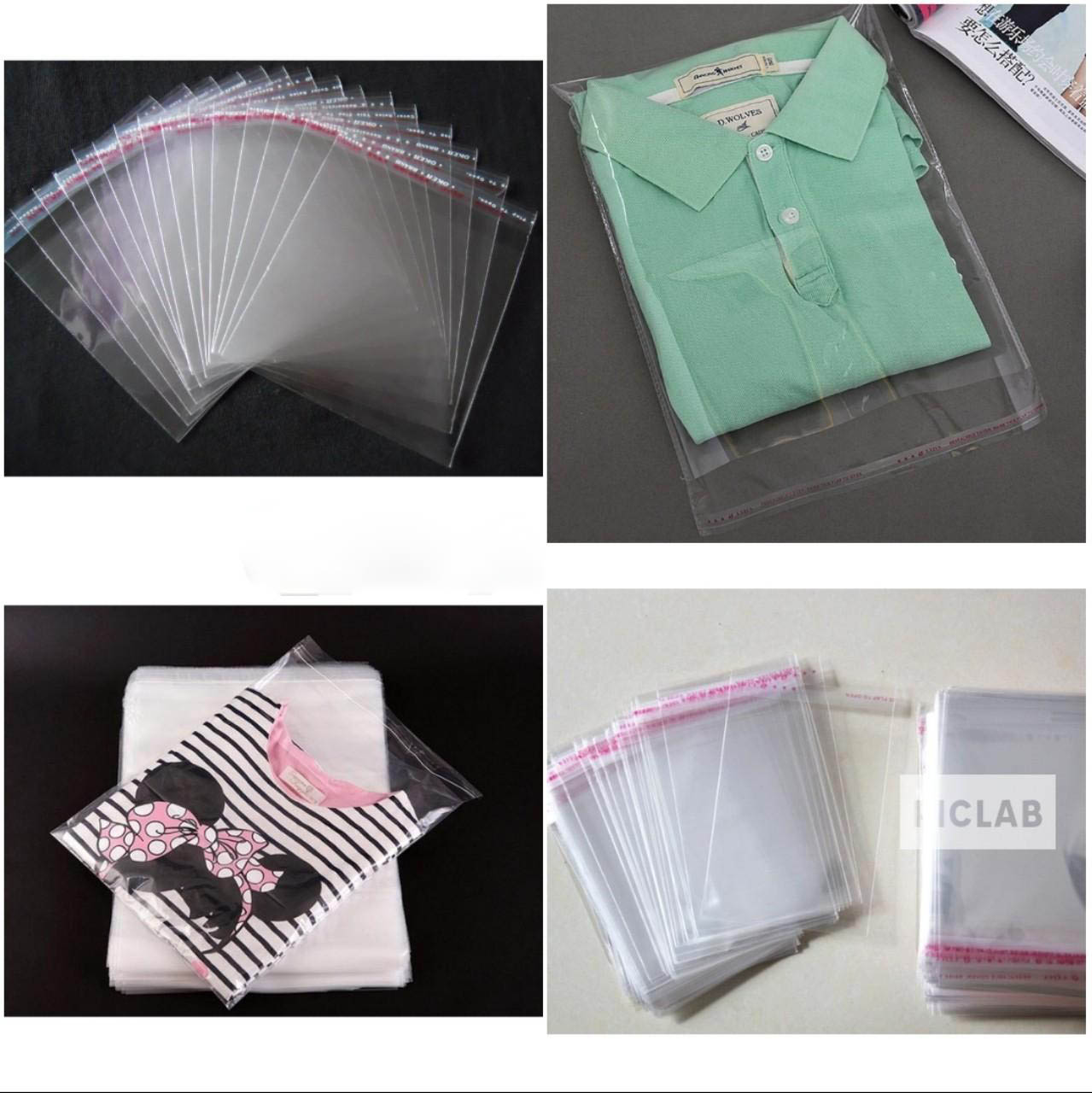 100g (100 gram) Túi OPP dán miệng bóng kính đựng đồ thông dụng (tùy chọn size)