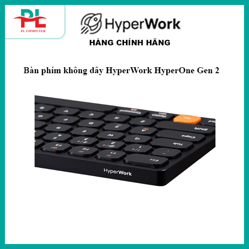 Bàn phím không dây HyperWork HyperOne Gen 2 Model KB1-G2 - Hàng Chính Hãng