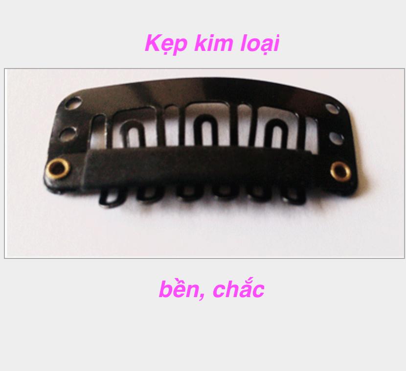 Combo 2 tép line tóc màu tím than tuyệt đẹp