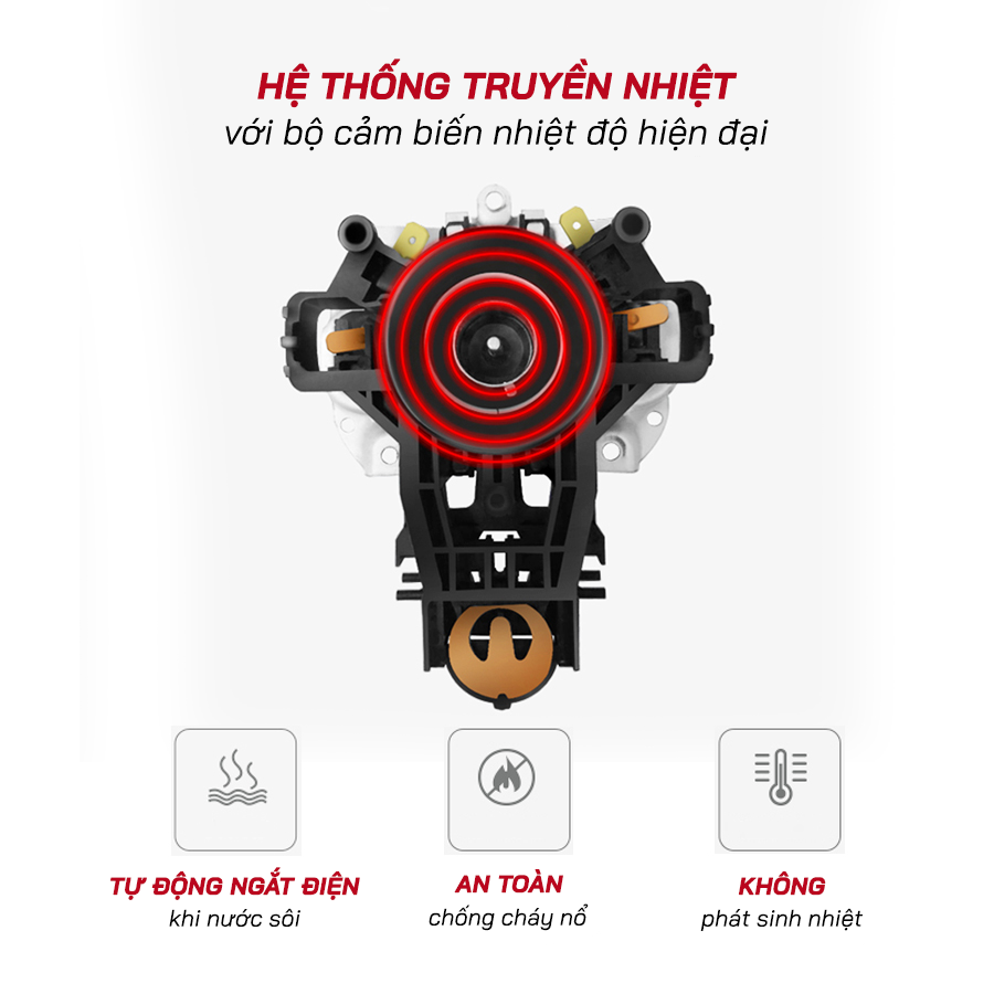 Bình đun siêu tốc 1.8L Sato 17ST35