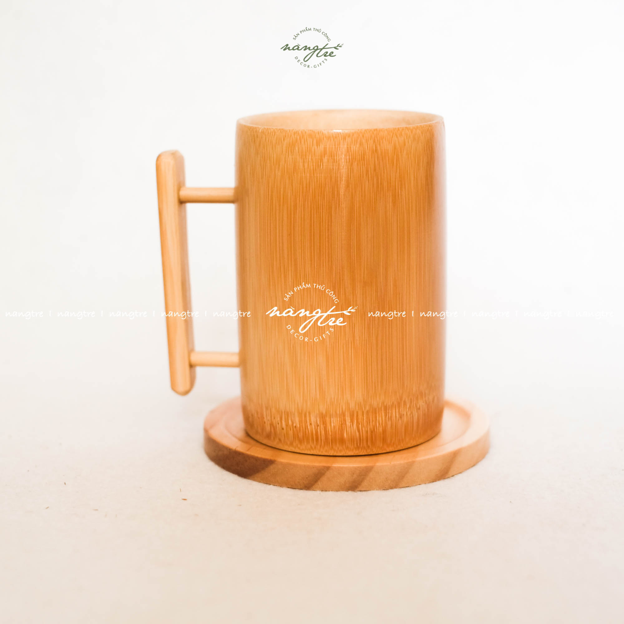 [HCM]Ly tre có quai (cốc tre) handmade