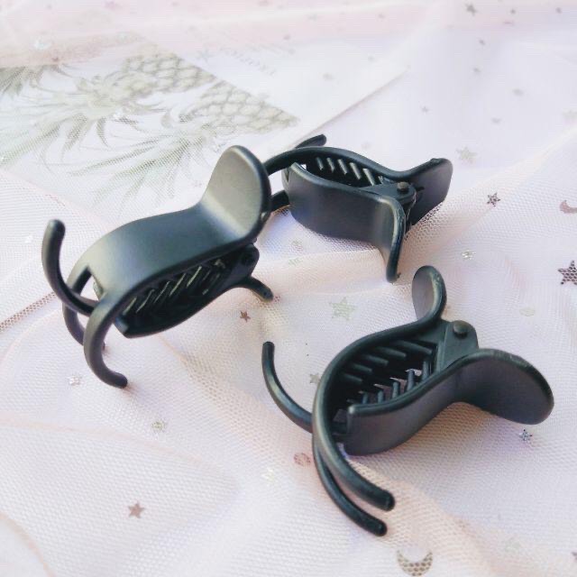 [HCM]1 Kẹp Càng Cua ( Gấp Tóc ) 3 Răng - 5 Răng Màu Đen Nhám Cao Cấp Không Gãy Cực Hot PKHN0020