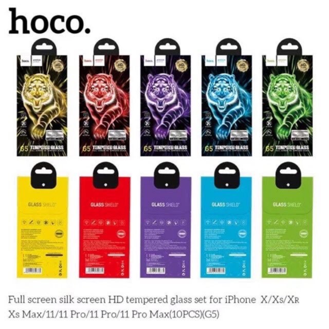 Kính Full Màn Hoco G5 Ip11/ Ip11 Pro/ Ip11 Pro Max ♥️