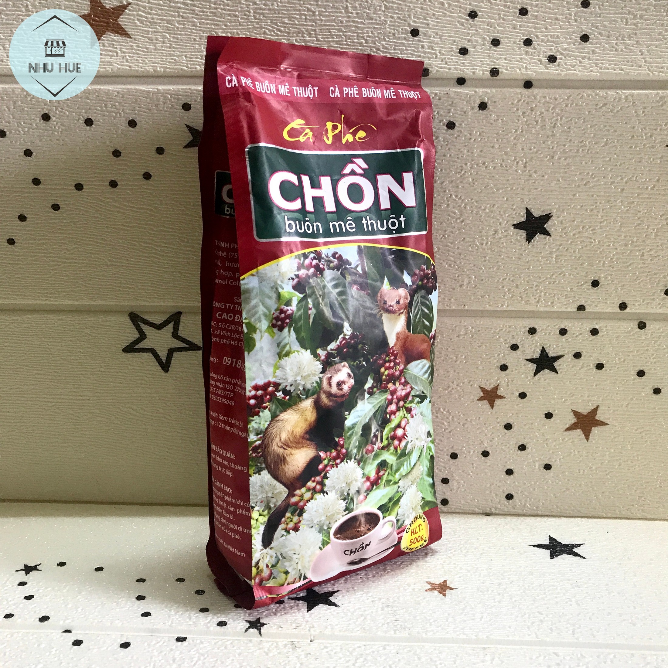 Cà phê chồn đỏ Cao Đại Nguyên pha phin (Túi 500g)