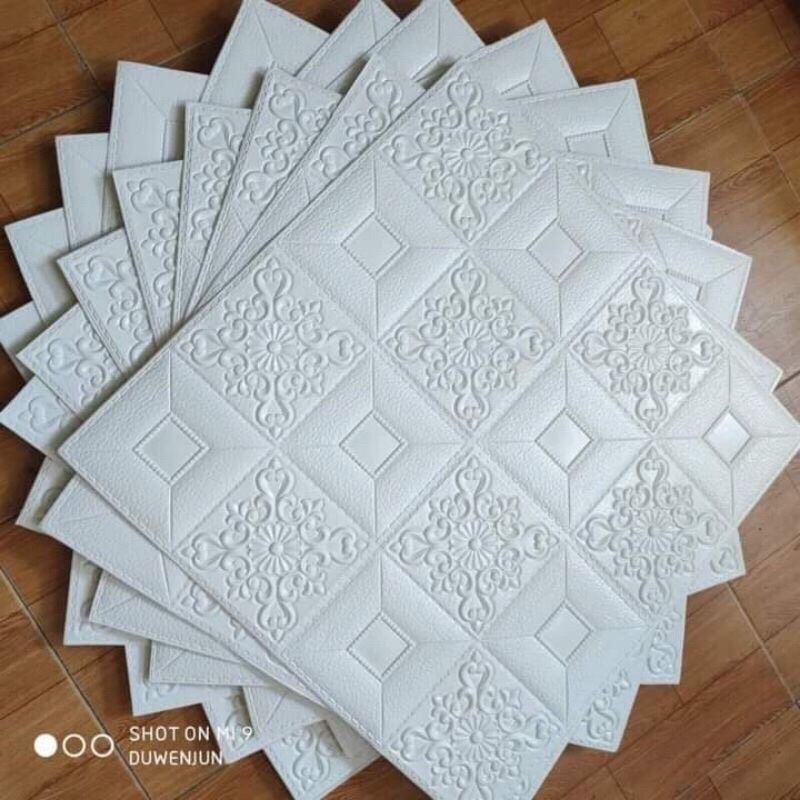 combo 100 tấm xốp hoa văn 3d kích thước 70x70cm