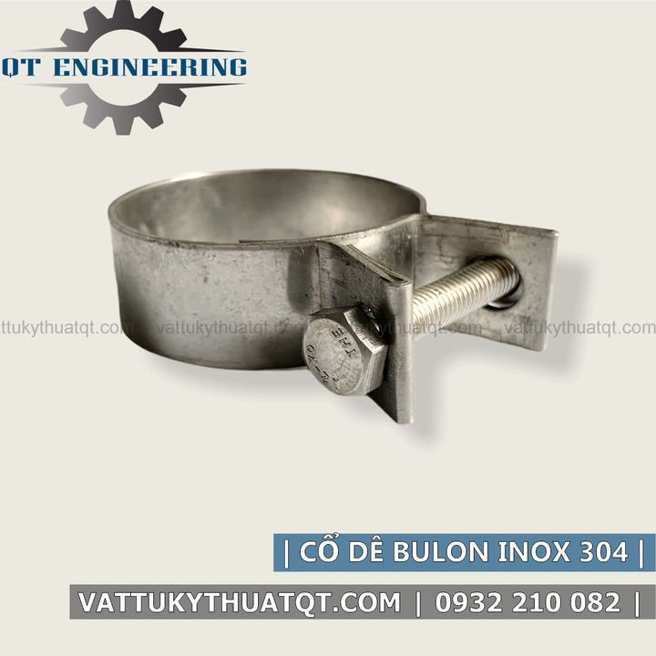 Cổ Dê Bulong Inox 304 (Phi 25,30,35,45,50) | VATTUKYTHUATQT.COM