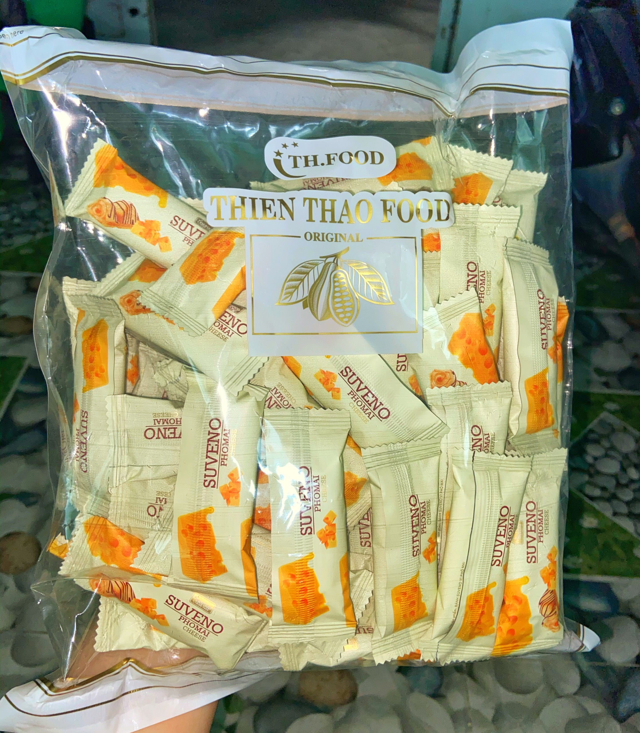 [BEST SELLER]500G BÁNH XỐP VỊ PHÔ MAI THIÊN THẢO FOOD SUVENO ( hơn 50 cái )