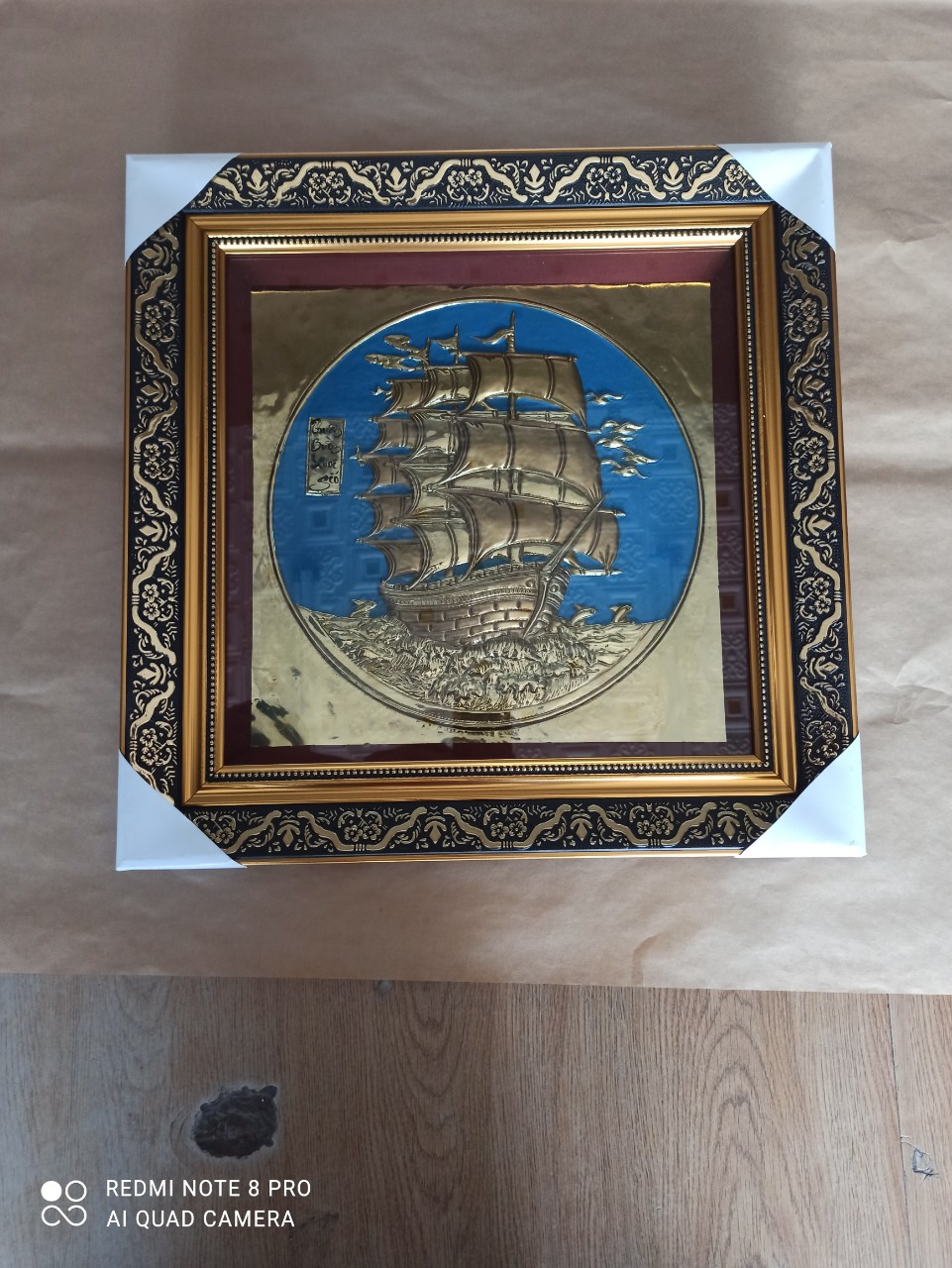 Tranh đồng thuận buồm xuôi gió 50x50cm