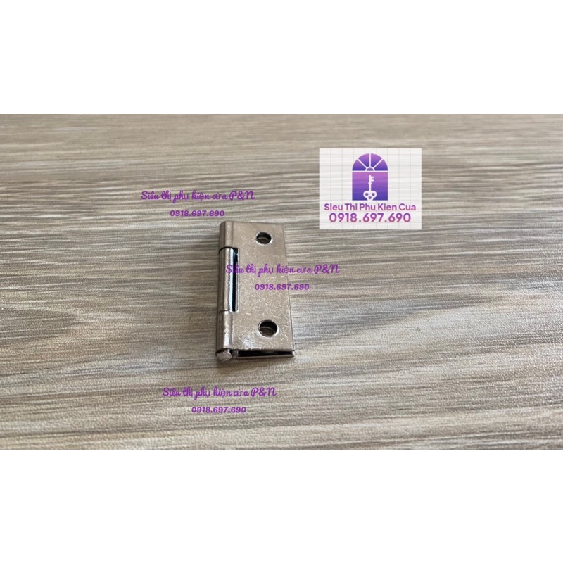 Bản lề lá inox cửa tủ 4cm