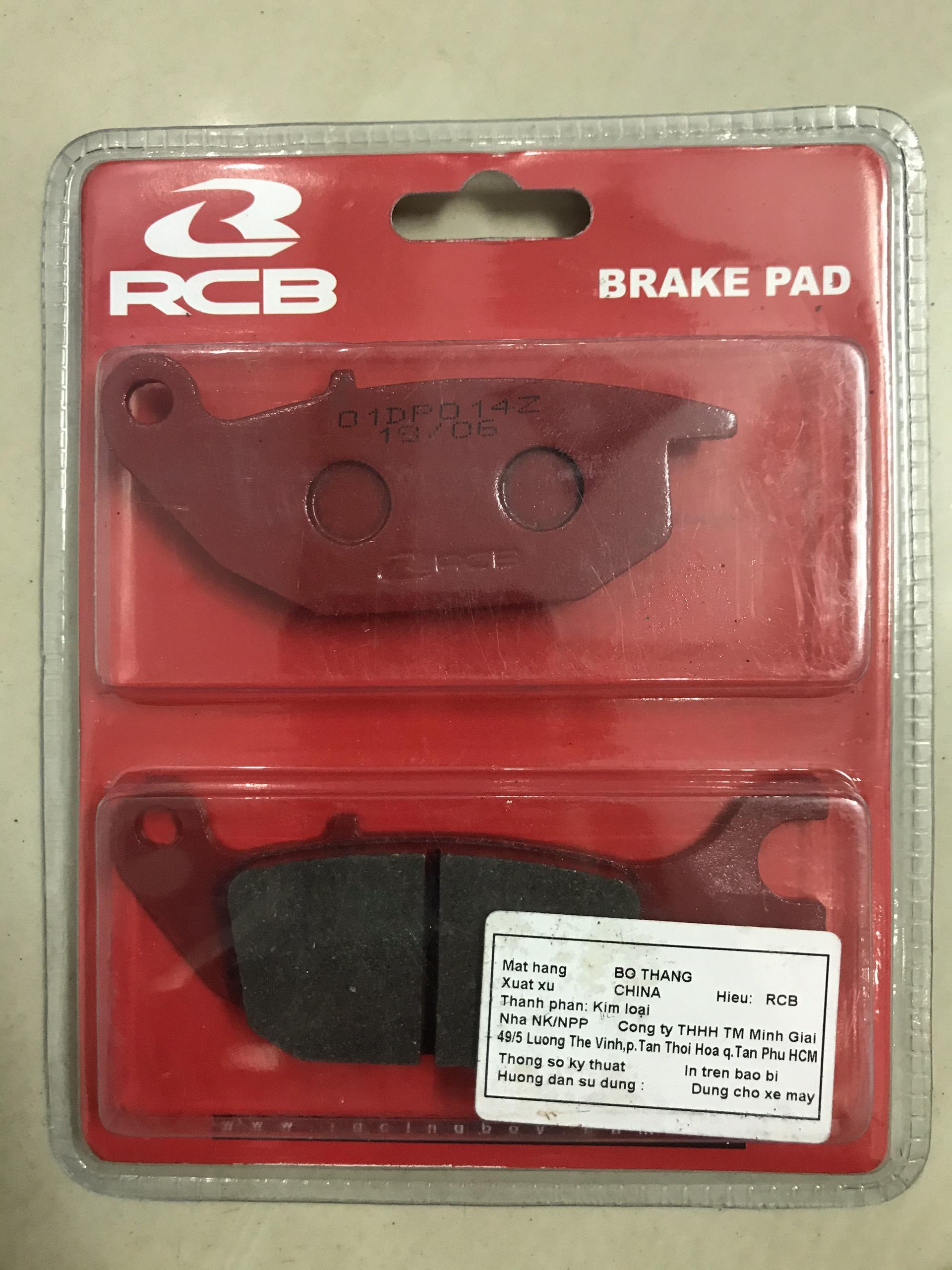 Bố thắng đĩa sau RCB cho Exciter 150 (má phanh)