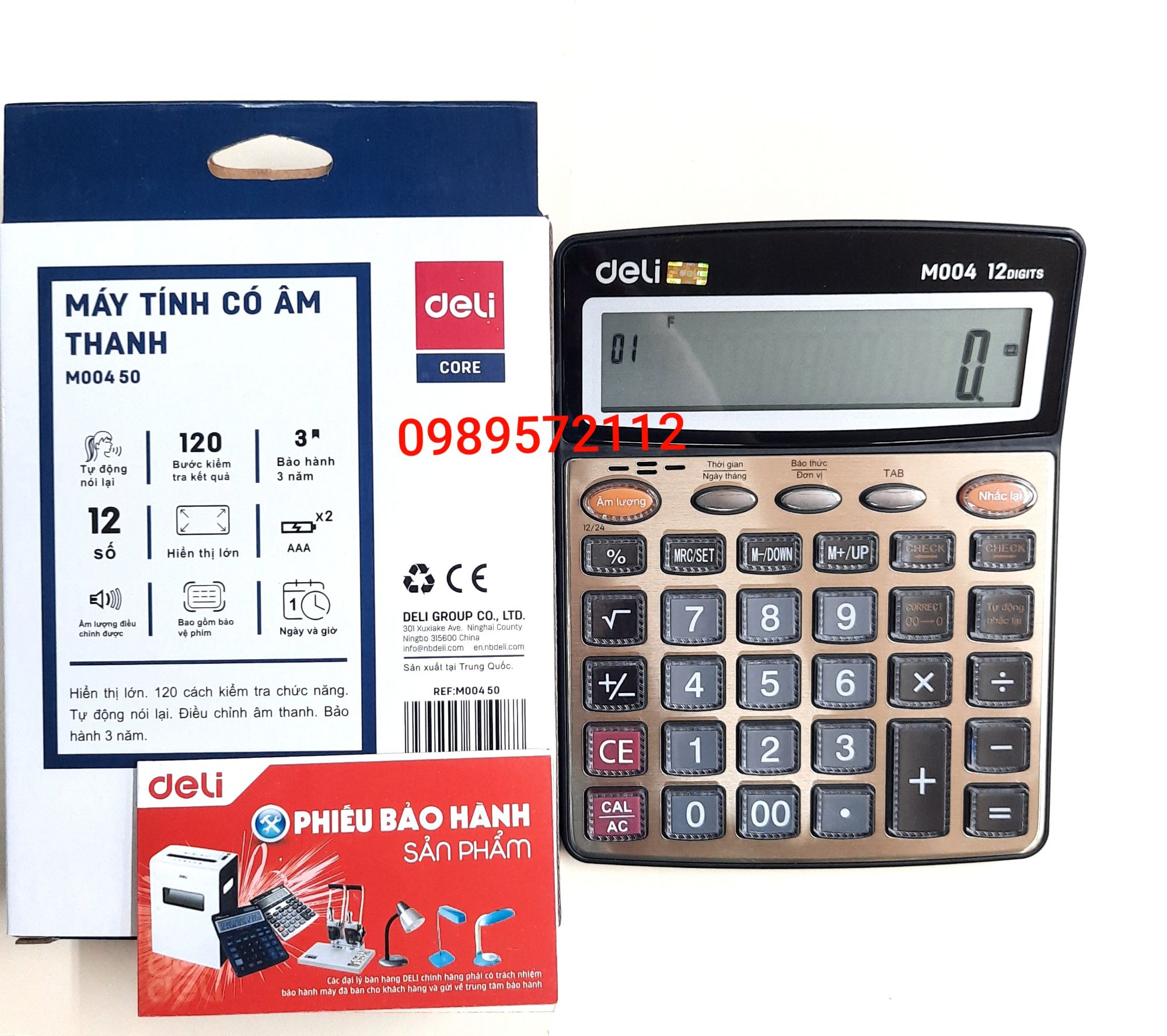 Máy tính deli có âm thanh M00450