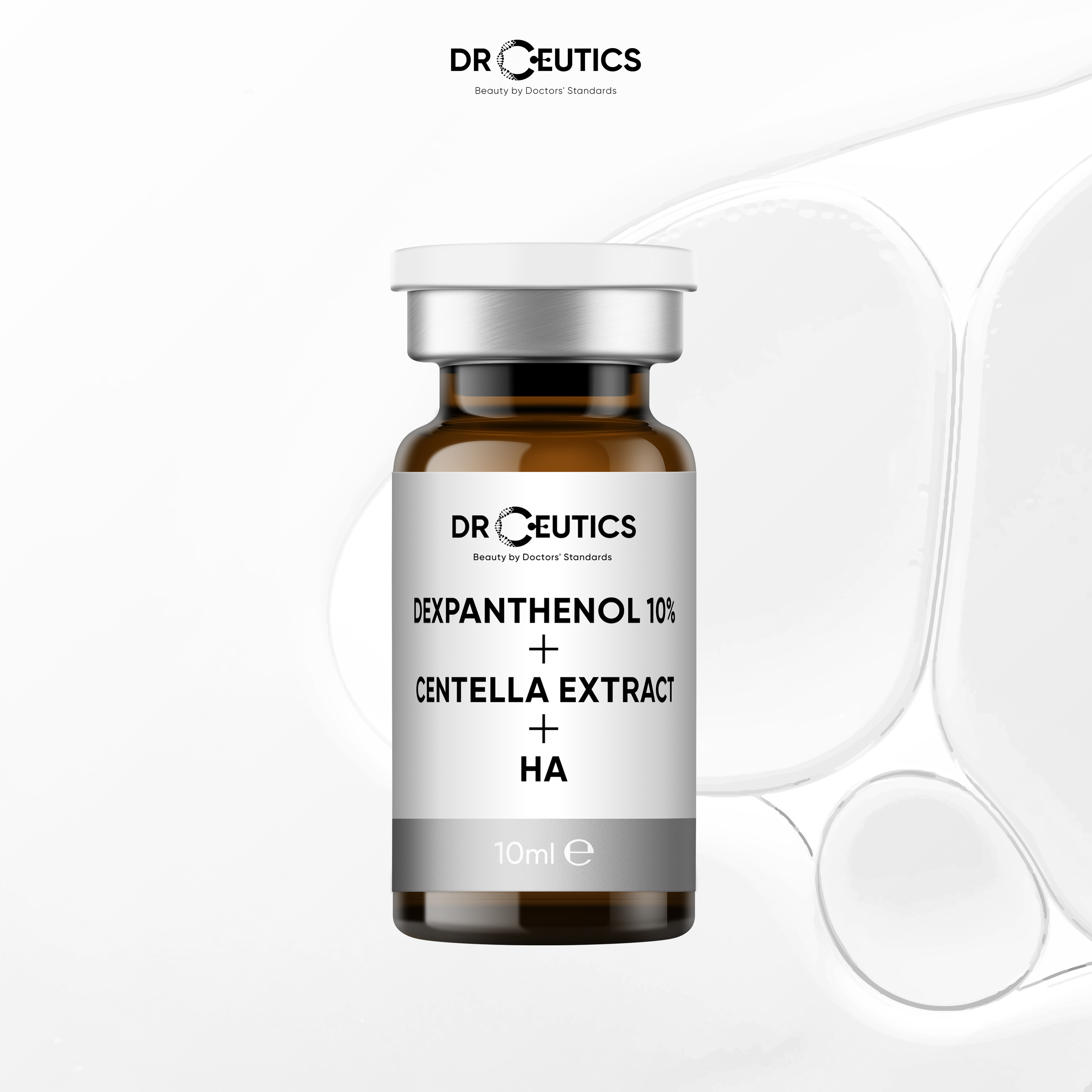 Serum B5 DrCeutics Dexpanthenol 10% + Centella Extract + HA, Cấp Ẩm Và Phục Hồi Da