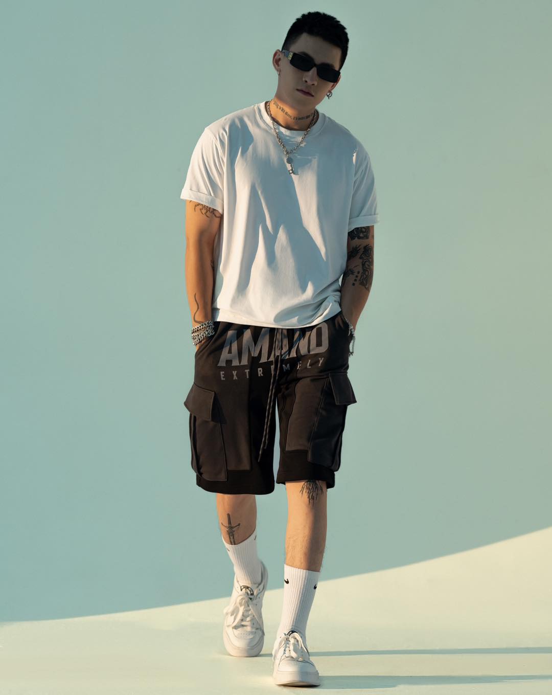 Quần Amand Phantom Short - Black/ Grey