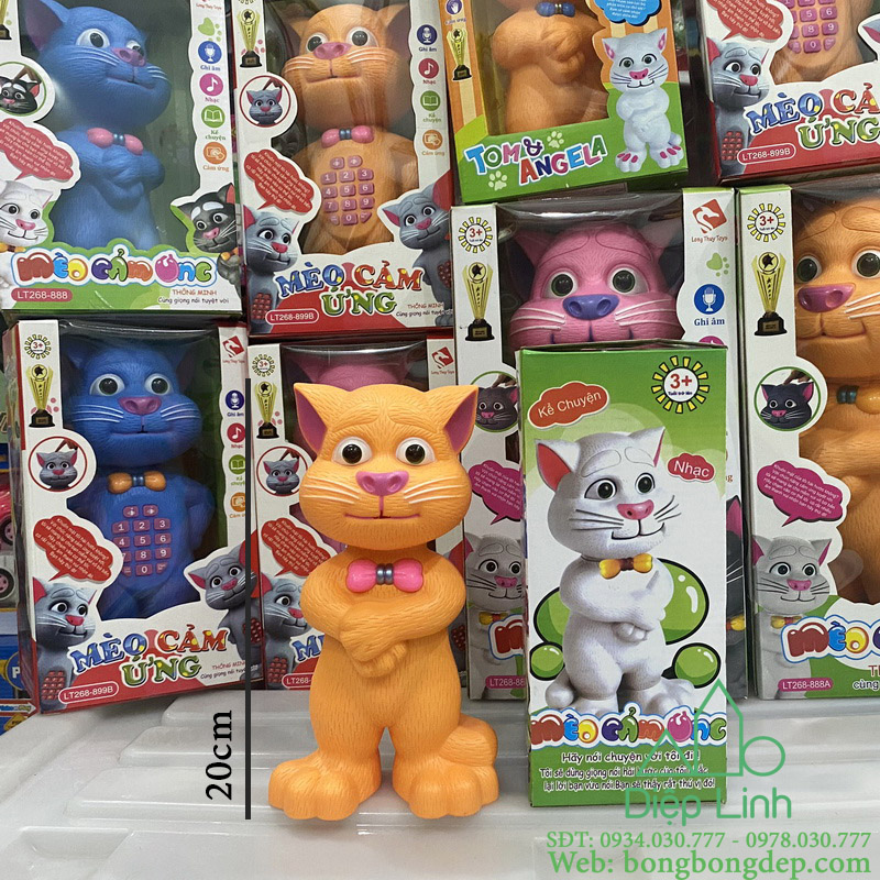[HCM]Mèo Tom kể chuyện biết hát thông minh cảm ứng ghi âm nói chất liệu nhựa cao cấp an toàn cho sức khỏe đặc biệt là trẻ nhỏ