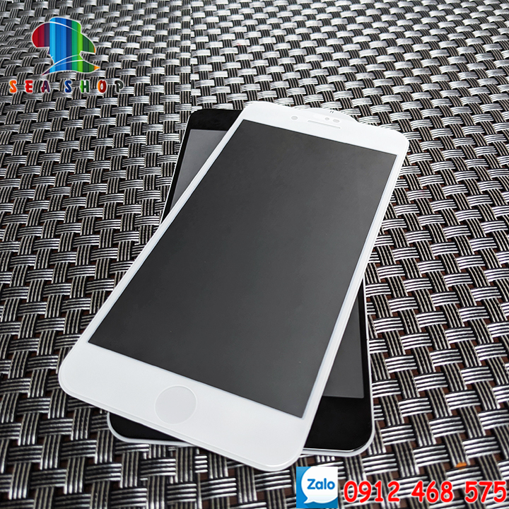 Ốp lưng iPhone 6 Plus và 6S Plus - Nhựa dẻo -- VIỀN BÓNG -- Thiết kế viền vuông giống iPhone 12 - Kính full màn 21D, 9D, Cường lực chống nhìn trộm