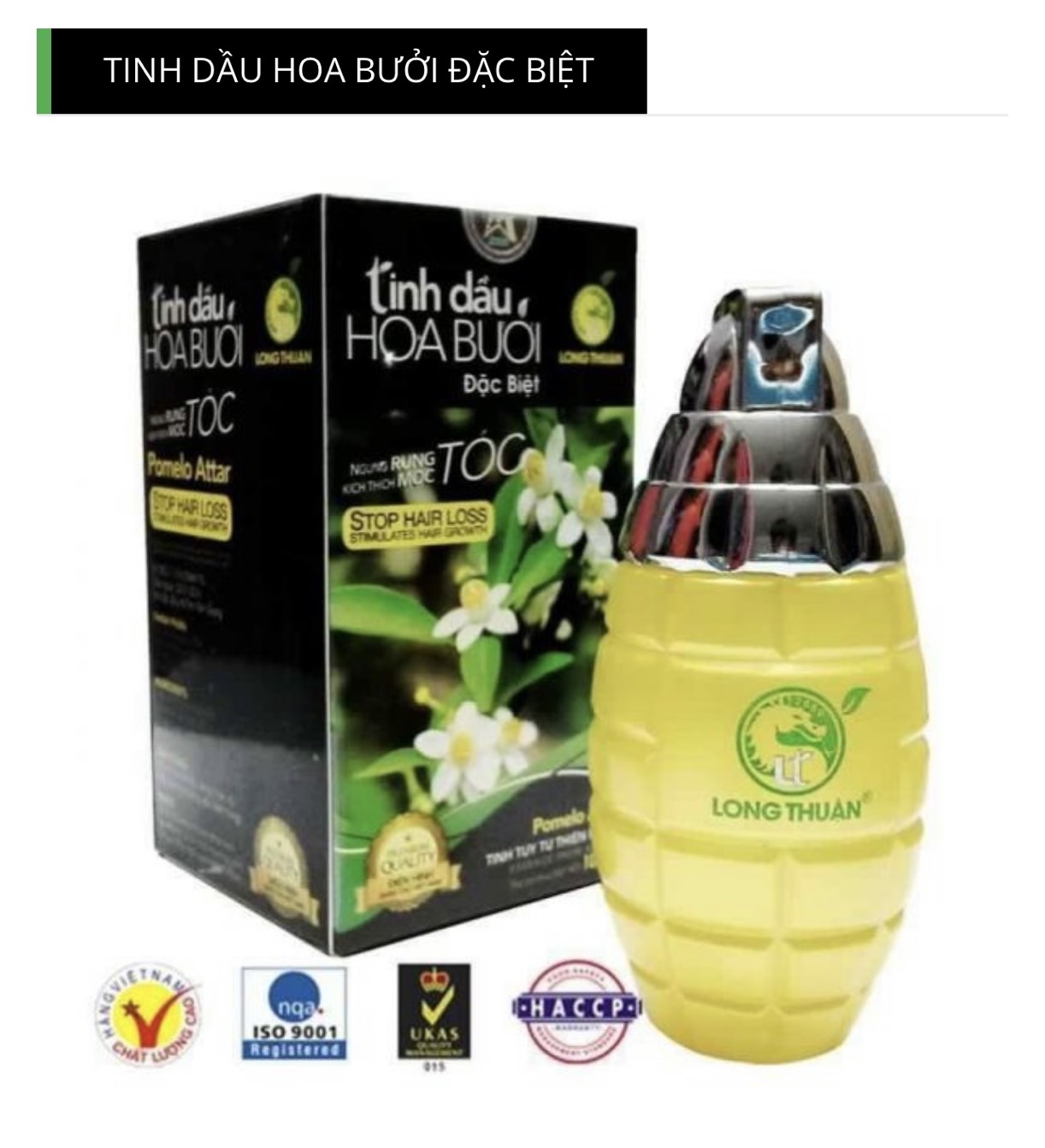 [HCM] Bộ tinh dầu hoa bưởi đặc biệt